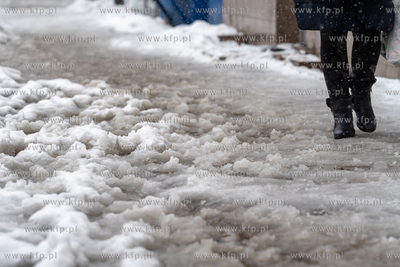 Intensywne opady śniegu w Gdańsku. 13.03.2026 fot....