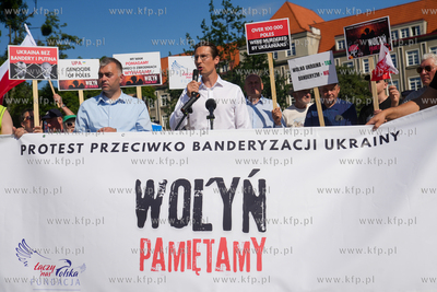 Targ Rybny w Gdańsku Protest aktywistów z Fundacji...