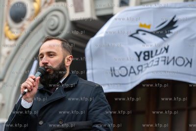 Konfederacja bez cenzury. Protest antyrządowy w Gdańsku....