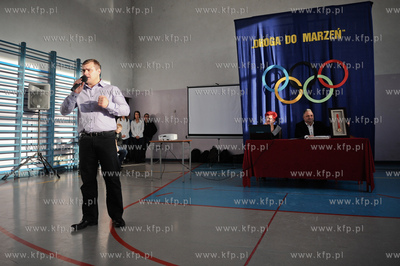 Pruszcz Gdanski. Zespol Szkol nr 2. Spotkanie z Leszkiem...