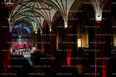Gdansk. Kosciol Sw. Brygidy. Festiwal Actus Humanus,...