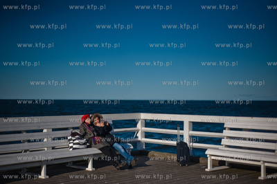 Sopot. Sloneczne niedzielne popoludnie na molo. 
03.03.2013
fot....