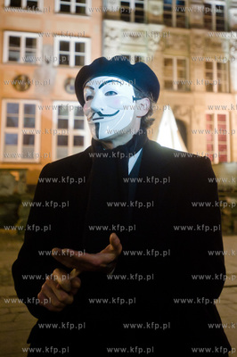 Gdansk. Dlugi Targ. Ogolnopolska akcja pt. Marsz Tysiaca...