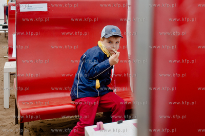 Gdansk. Matarnia. Kolej na PKM - Dzien Otwarty powstajacej...