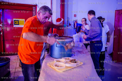 Gdansk. Centrum Stocznia Gdansk. Wigilia dla ubogich,...