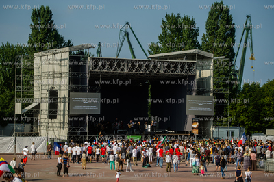 Gdańsk. Plac Zebrań Ludowych. Światowe Dni Młodzieży...