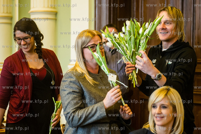 Gdansk. Nowy Ratusz. XXXVI Sesja Rady Miasta Gdanska....
