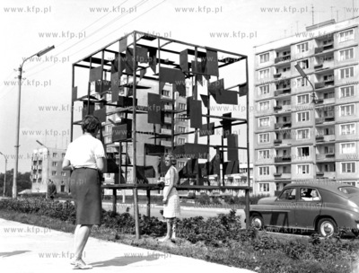 I Biennale Form Przestrzennych w Elblagu. Na zdjeciu...