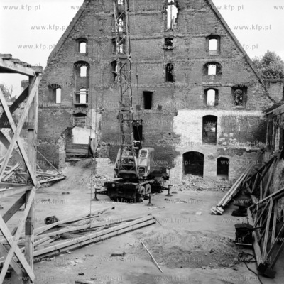Odbudowa Wielkiego Mlyna w Gdansku. 
1961
00004849z
Fot....