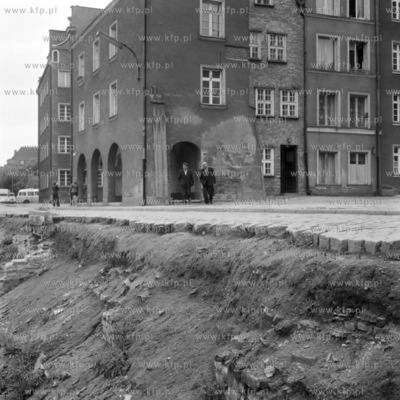 Rozkopana ulica Powroźnicza w Gdańsku. 
09.07.1969
0002139_lipiec1969
Fot....