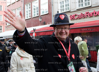 Gdansk. Dlugi Targ. XVII Final WOSP. Nz. Prezydent...
