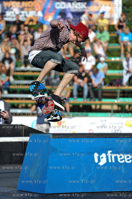 Gdansk. Plac Zebran Ludowych. Festiwal Sportow Ekstremalnych...