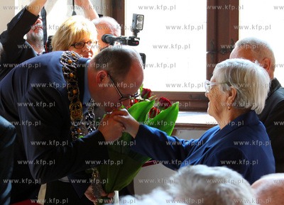 W Ratuszu Glownego Miasta odbyly sie uroczystosci jubileuszowe...