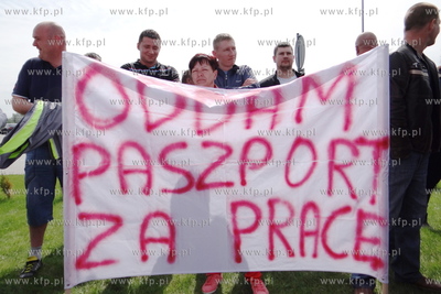 Grzechotki. Polsko - rosyjskie przejscie graniczne....