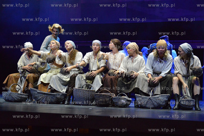 Proba medialna Chlopow w Teatrez Muzycznym w Gdyni....