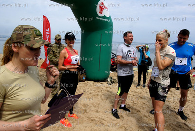 Na plaży w Gdańsku-Brzeźnie odbył się w Warriors...