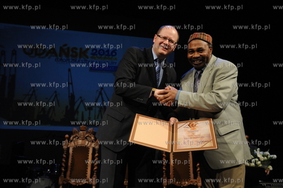 Gdansk, uroczystosc wreczenia Nagrod Miasta Gdanska...