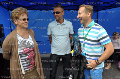 Maraton Sierpniowy im. Lecha Walesy. Nz. Danuta Walesa,...