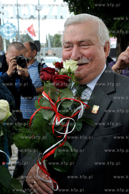 Gdansk. Rocznica podpisania Porozumien Sierpniowych....