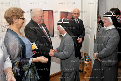 70 urodziny Lecha Walesy w oliwskim Palacu Opatow w...