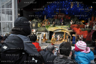 Gdansk. Kosciol Swietej Trojcy. Ruchoma szopka. 26.12.2013...