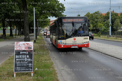 Gdansk Siedlce, ul. Kartuska. Niedaleko skrzyzowania...