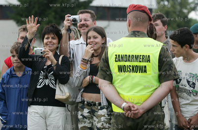 Gdansk. Lotnisko im. Lecha Walesy. Uroczystosc pozegnania...