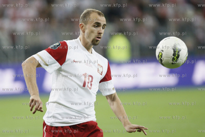 Gdansk. Stadion pilkarski PGE Arena. Mecz towarzyski...
