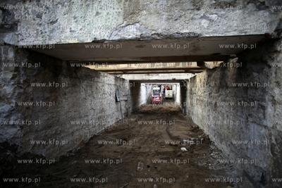 Sopot. Remont przejscia podziemnego na ul. Bohaterow...