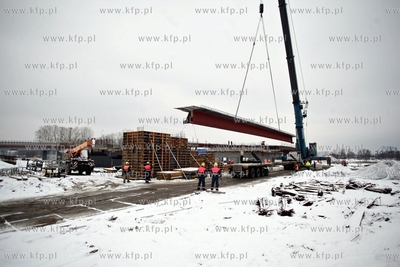 Gdansk. Trwa budowa Trasy Sucharskiego, która to ma...