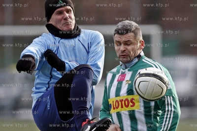 Gdansk. Boisko przy ul. Traugutta.  Noworoczny mecz...