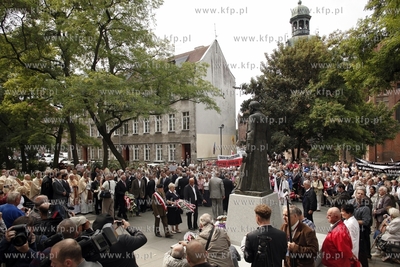 Gdansk. Rocznica podpisania Porozumien Sierpniowych....
