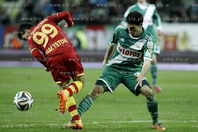 PGE Arena. Cwiercfinal Pucharu Polski w pilce noznej....