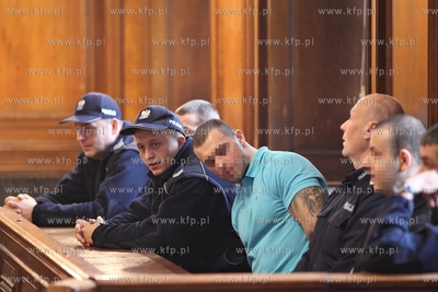 Sad okregowy w Gdansku. Proces  braci B. i ich wspolnikow,...