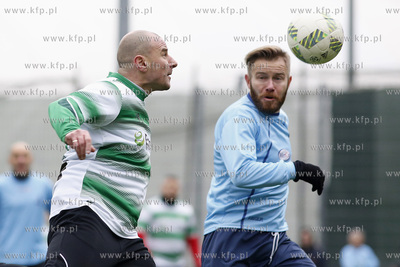 Gdansk. Boisko przy ul. Traugutta.  Noworoczny mecz...