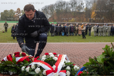 Wojskowy Cmentarz Francuski w Gdańsku. Uroczystości...