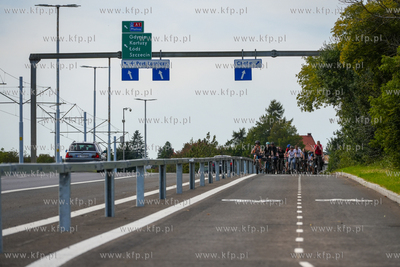 Przejazd rowerowy związany z otwarciem Ekostrady wzdłuż...