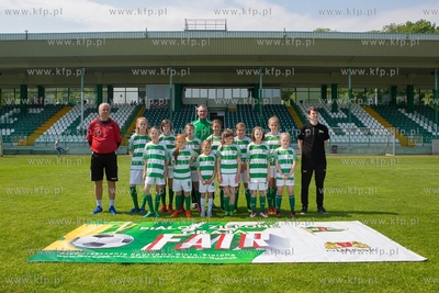 Drużyna piłkarek Biało-Zielone Lechia Gdańsk. 12.05.2018...