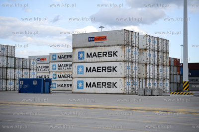 Gdansk. Terminal kontenerowy DCT. Wizyta przedstawicieli...