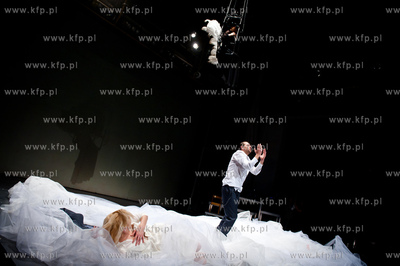 Gdansk. Teatr Wybrzeze. Proba do spektaklu pt Nie -...