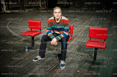 Gdansk. Teatr Wybrzeze. Proba do spektaklu pt Faza...