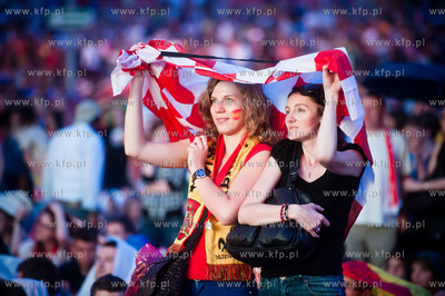 Gdansk. Fanzone - Strefa Kibica. Relacja meczu Mistrzostw...