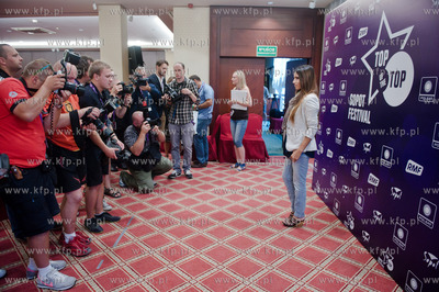 Sopot. Hotel Haffner. Konferencja prasowa towarzyszaca,...