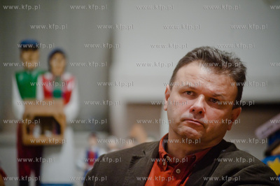 Gdansk. Galeria Mariacka. Debata pt. Swiete Ksiegi,...