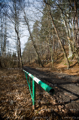 Gdansk. Oliwa, Trojmiejski Park Krajobrazowy. Sciezka...