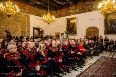 Gdansk. Ratusz Glownego Miasta. Uroczysta Sesja Rady...