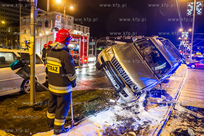 Gdansk. Wrzeszcz. Skrzyzowanie Alei Grunwaldziej i...
