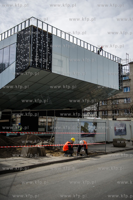 Gdynia. Plac Grunwaldzki. Budowa Gdynskiego Centrum...