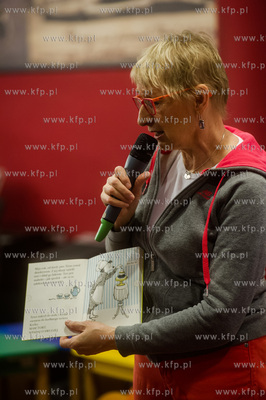 Gdansk. Biblioteka Manhattan w CH Manhattan. Spotkanie...