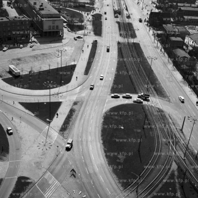 Węzeł Piastowski, widok z wieżowca tzw. zieleniaka.
04.1971
0000309z_kwiecien1971
Fot....